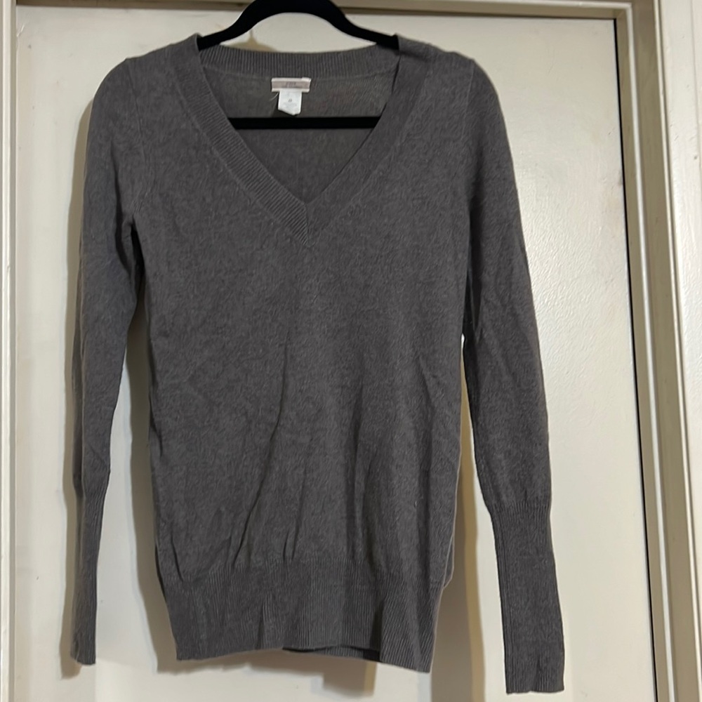 J Crew cashmere V neck sweater